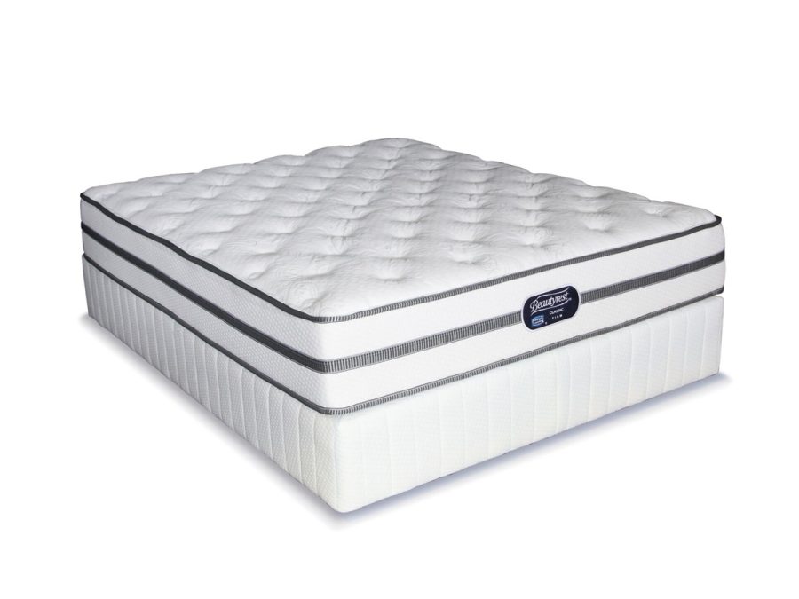 Simmons Beautyrest - Classic Firm - Queen Extra Length Bed Set