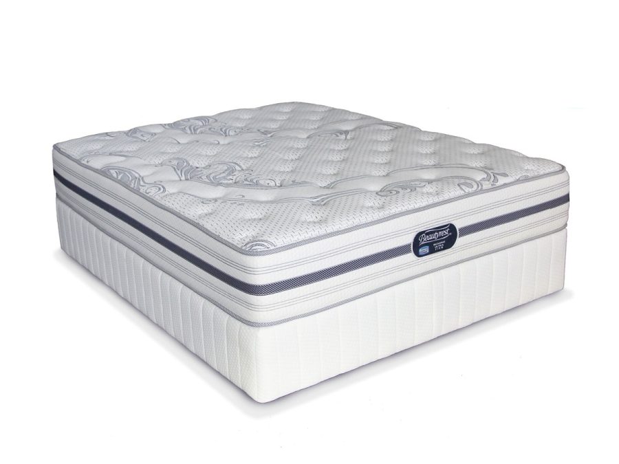 Simmons Beautyrest - Recharge Ultra Firm - Queen Extra Length Bed Set