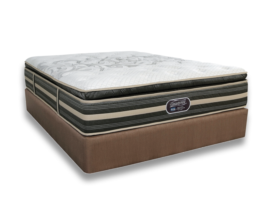 Simmons Beautyrest - World Class - Plush - Queen Bed Set -Extra Length