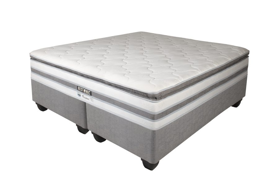 Restonic - Respond Pillow Top - King Bed Set Extra Length