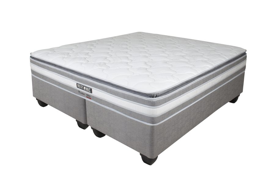 Restonic - Restore Pillow Top - King Bed Set Extra Length
